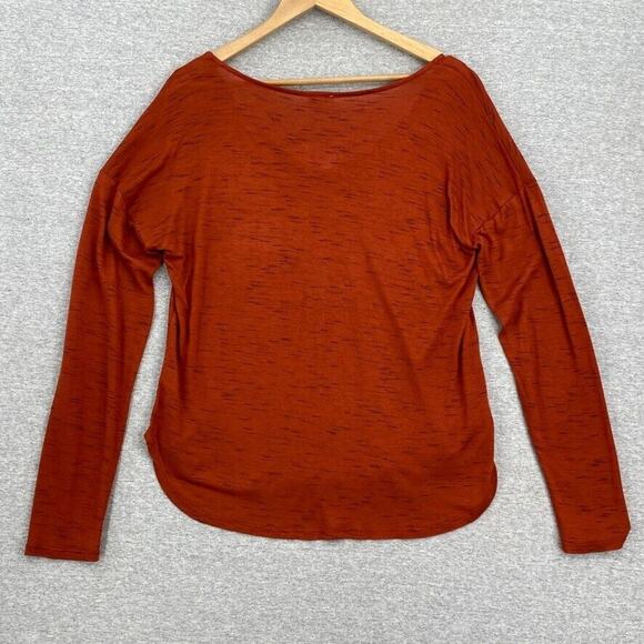 Lily White Top Womens Large Rust Aztec Pocket Long Sleeve Southwest USA NEW - Picture 3 of 13